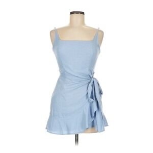 Princess Polly Cottage Hill Mini Dress Baby Blue